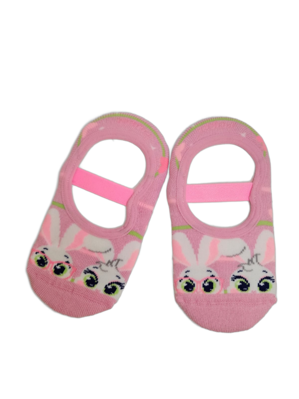 Meia Sapatilha Antiderrapante Coelha Romântica Puket Tamanho: 23 a 27
