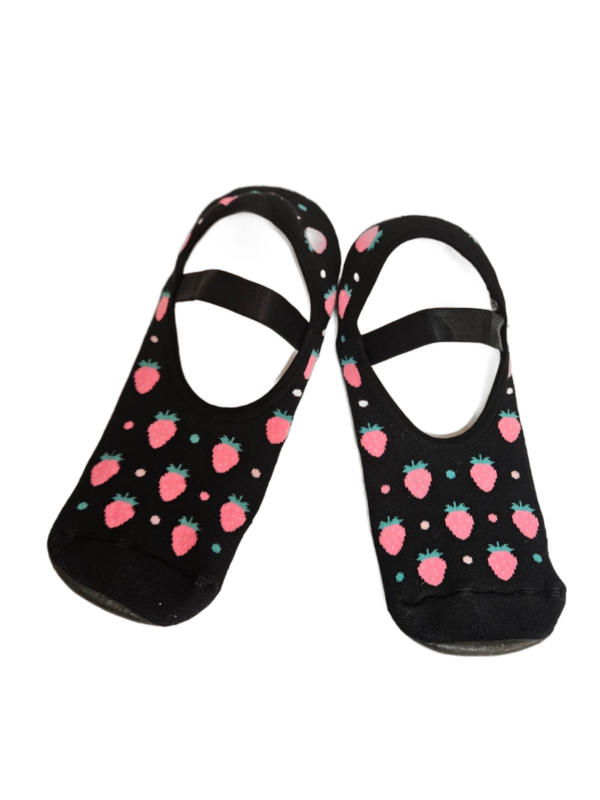 Meia Sapatilha Antiderrapante Berry Sweet Puket Tamanho: 37 a 39