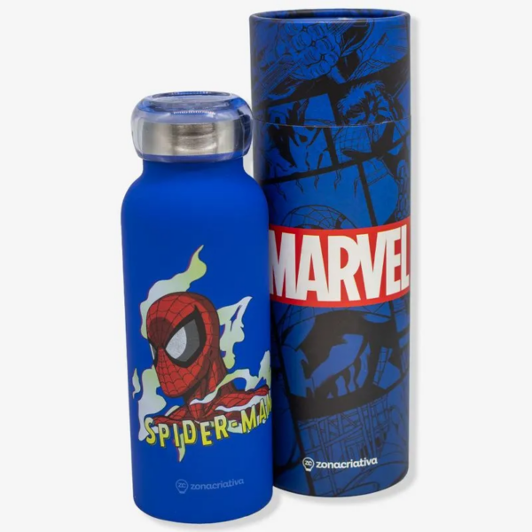 Garrafa Térmica Bubble Spider-Man 500ml Marvel Zonacriativa - Imagem 2