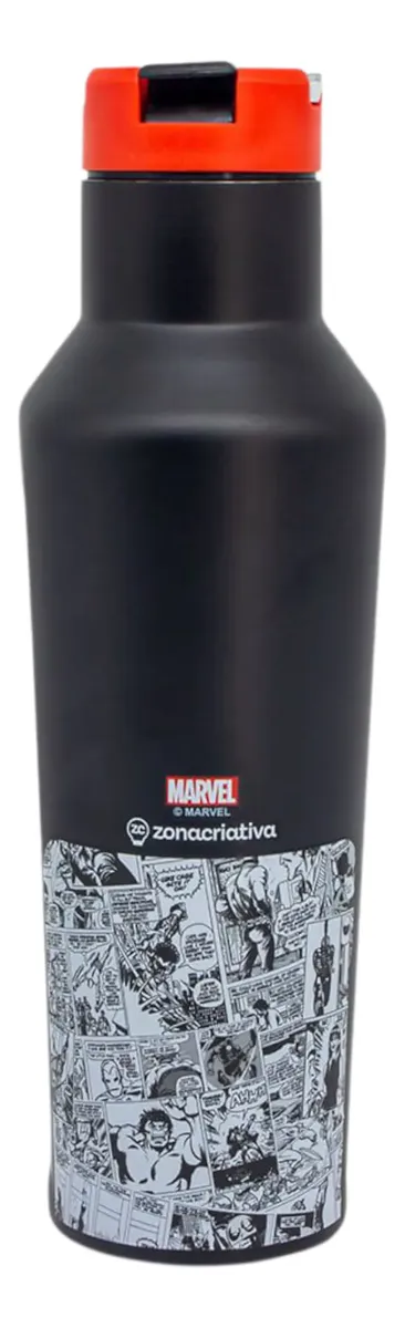 Garrafa Térmica Ranger Marvel 600ml Zonacriatva - Imagem 6