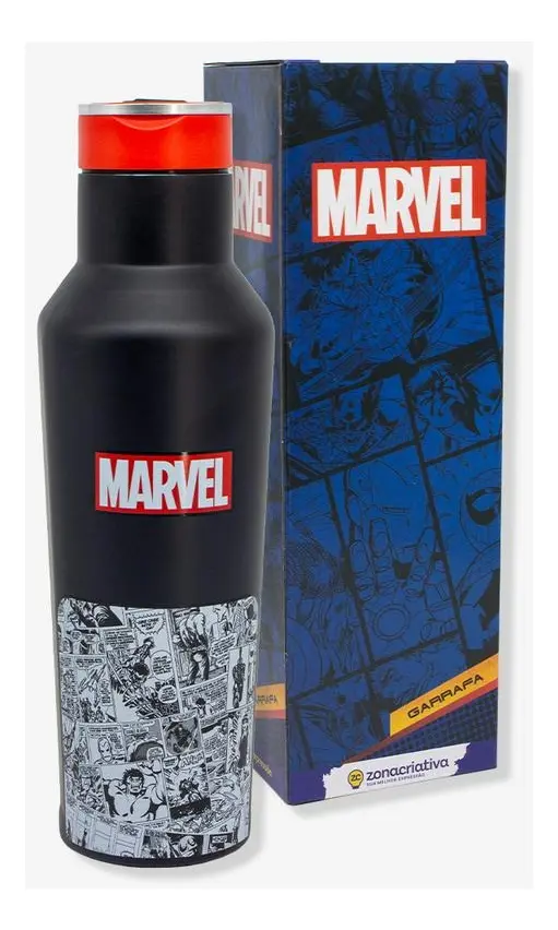 Garrafa Térmica Ranger Marvel 600ml Zonacriatva - Imagem 2