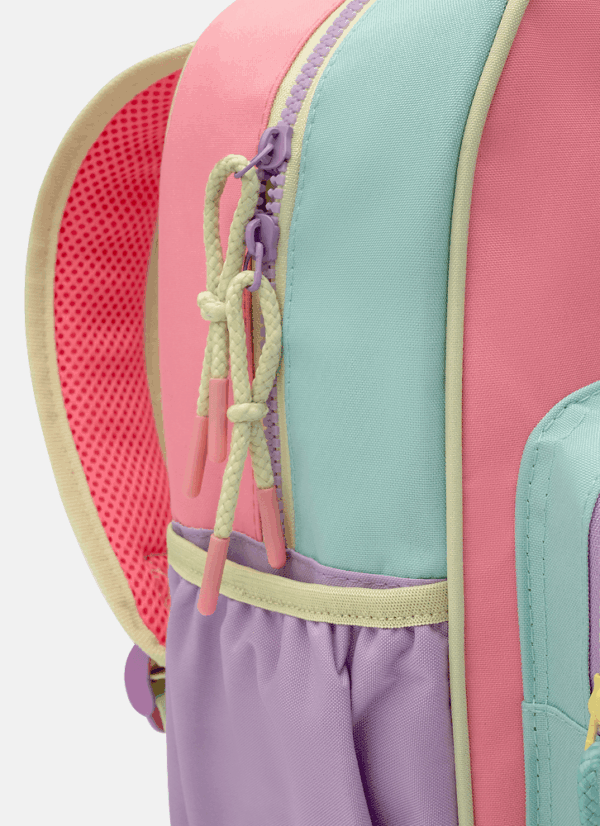 Mochila de Costas Média Color Block Verde Água Puket - Imagem 4