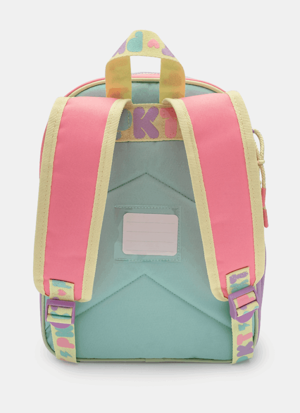 Mochila de Costas Média Color Block Verde Água Puket - Imagem 6