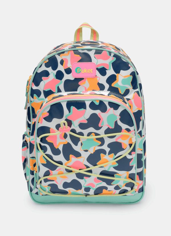 Mochila de Costas Grande Vaca Moosic Fun de Leve Branco Puket - Imagem 2