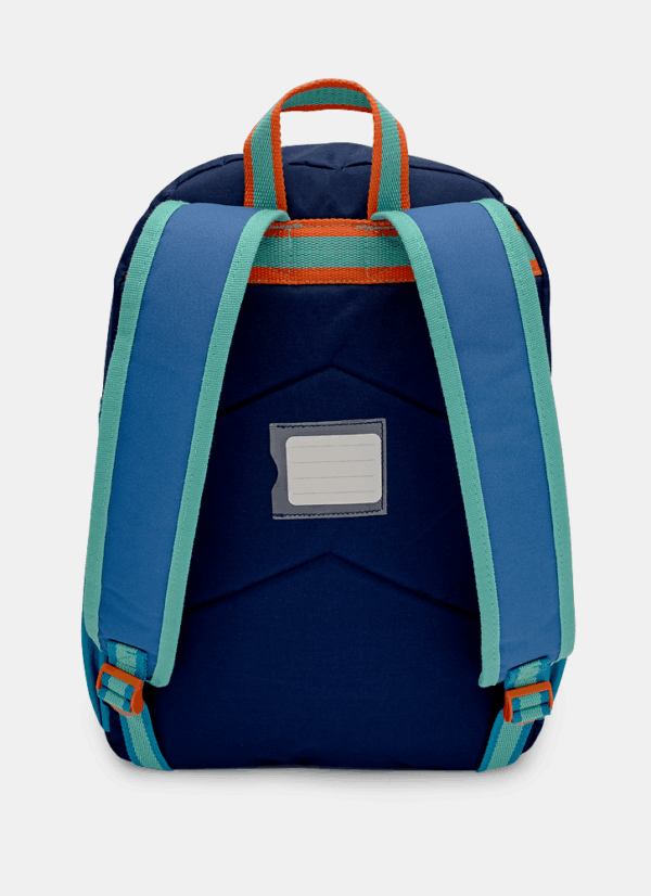 Mochila de Costas Grande Color Block Azul Puket - Imagem 6