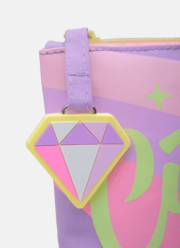 Necessaire Pequena Unicórnio Diamante Lavanda Puket - Imagem 4