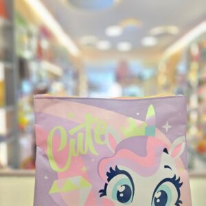 Necessaire Pequena Unicórnio Diamante Lavanda Puket