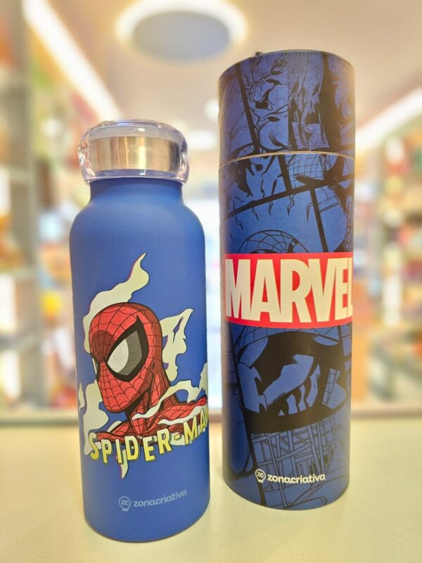 Garrafa Térmica Bubble Spider-Man 500ml Marvel Zonacriativa