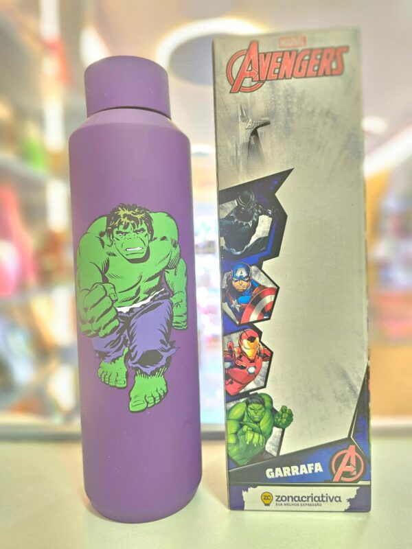 Garrafa Térmica Acqua Hulk Marvel 600ml Zonacriatva