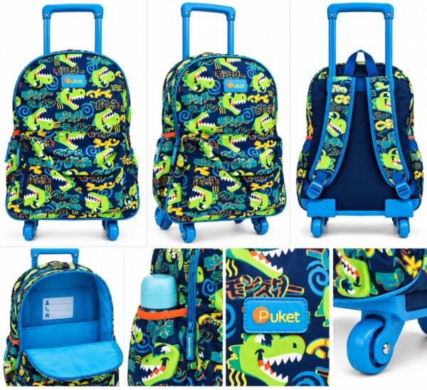mochila de rodinha dino Ramen - Imagem 2