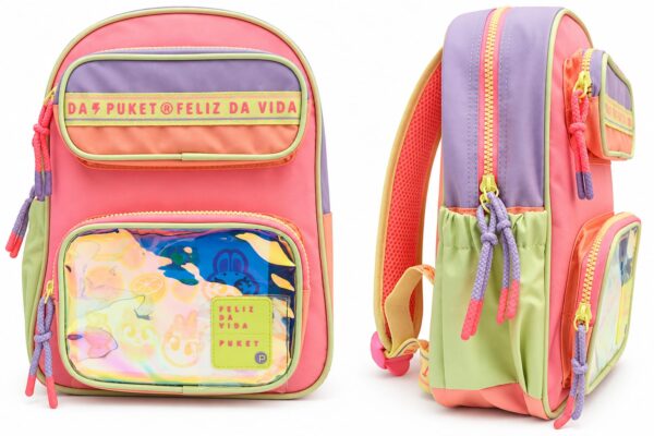 mochila sem rodinha MEDIA COLOR BLOCK PUKET