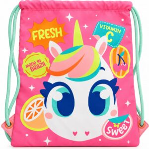 MOCHILA SAQUINHO unicórnio frutas PUKET