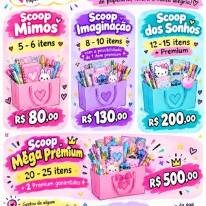 scoops mimos papelaria
